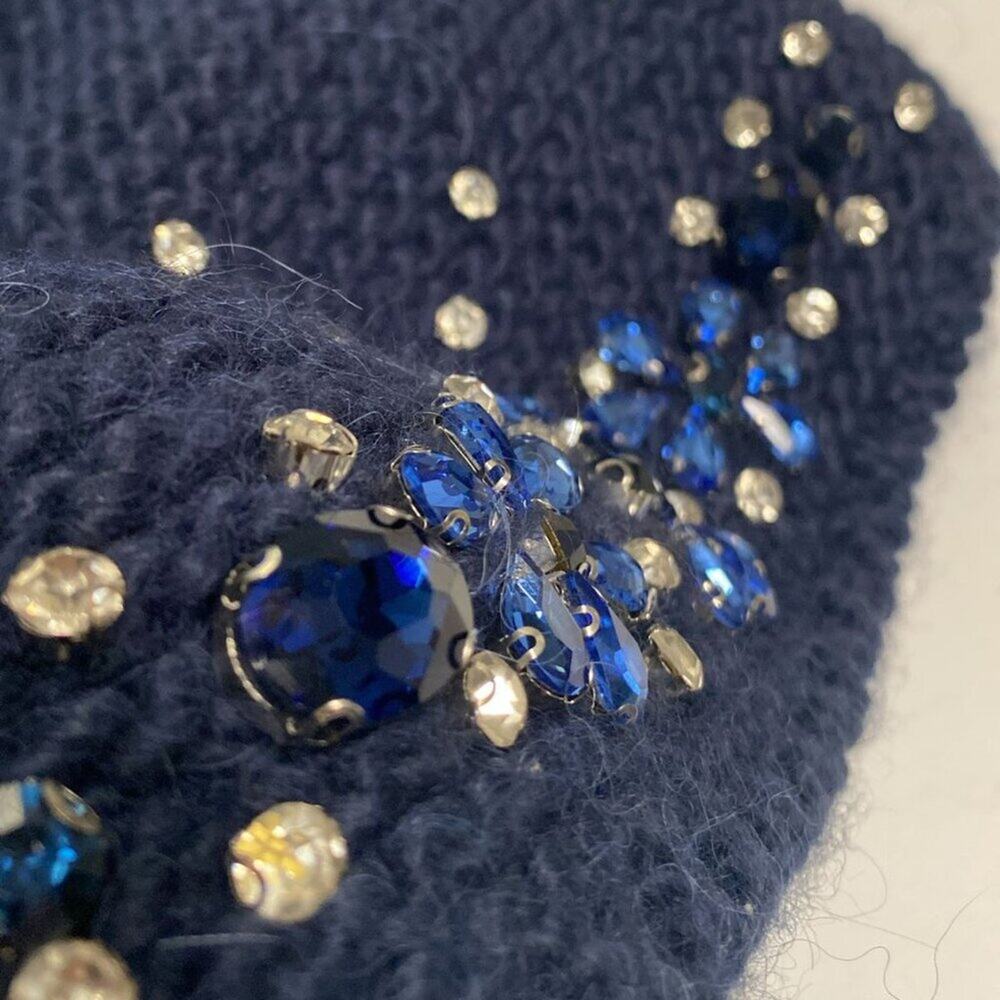 Hat with crystal cuffs and pompom by echo - Picture 6 of 7